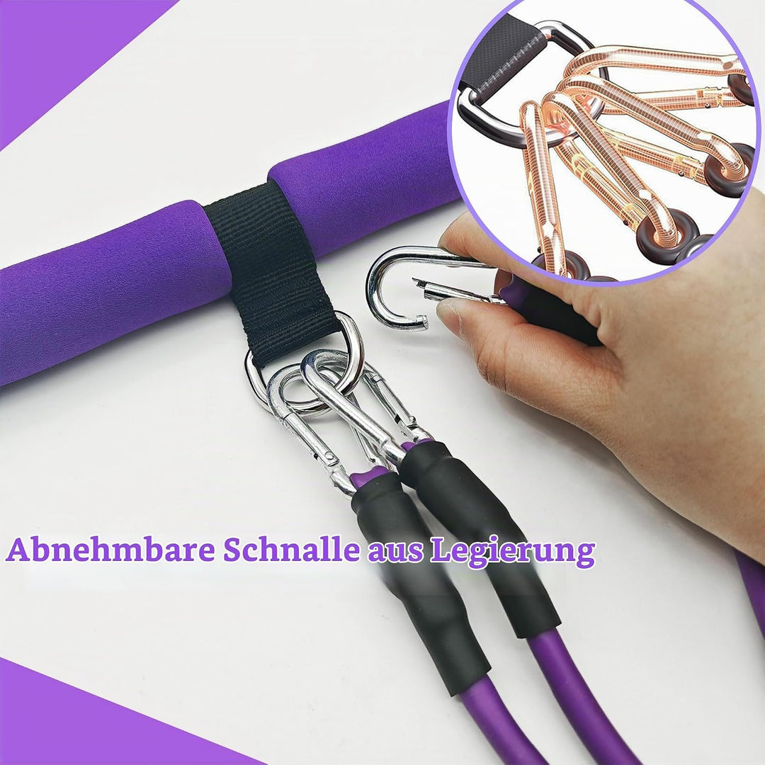 Bauchtrainer Bodybuilding Expander Bauchtrainer Multifunktionstrainer Sit-Up Trainingsgeräte Elastis