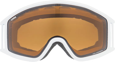 Uvex Unisex G.gl 3000 P Skibrille (1er Pack) Einheitsgrösse white mat/brown-clear, Einheitsgrösse wh