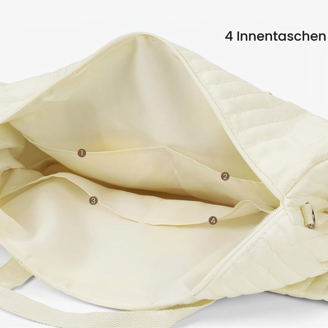 DAHI Wickeltasche Schultertasche Leicht Gepolstert Baby Wickeltasche Grosse Multifunktionale Reiseta