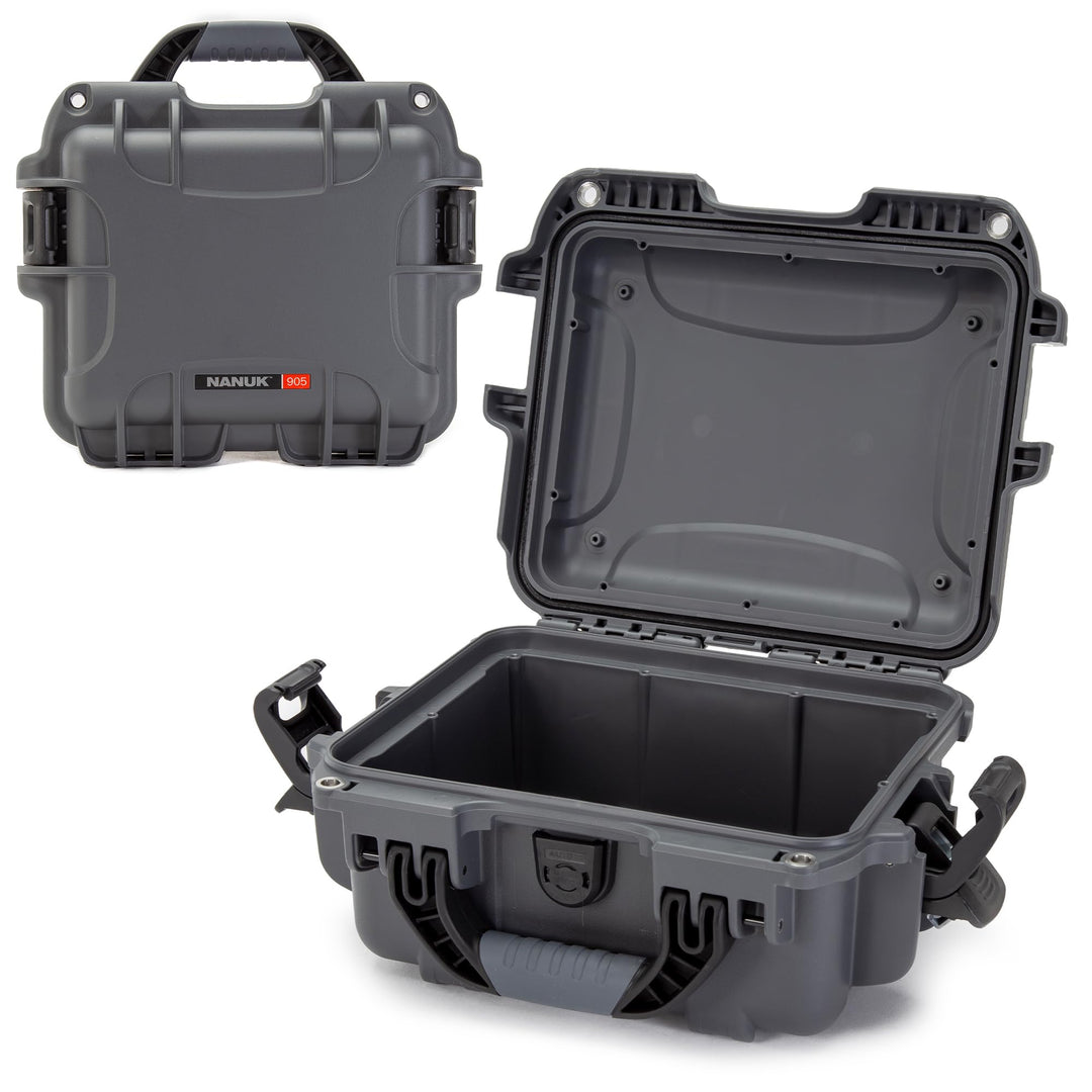 NANUK 905 Wasserdichter Hartschalenkoffer leer - Graphit Leer Graphit, Leer Graphit