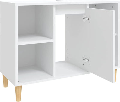 Tidyard Waschbeckenunterschrank Waschbeckenschrank Badezimmerschrank Badschrank Aufbewahrungsschrank