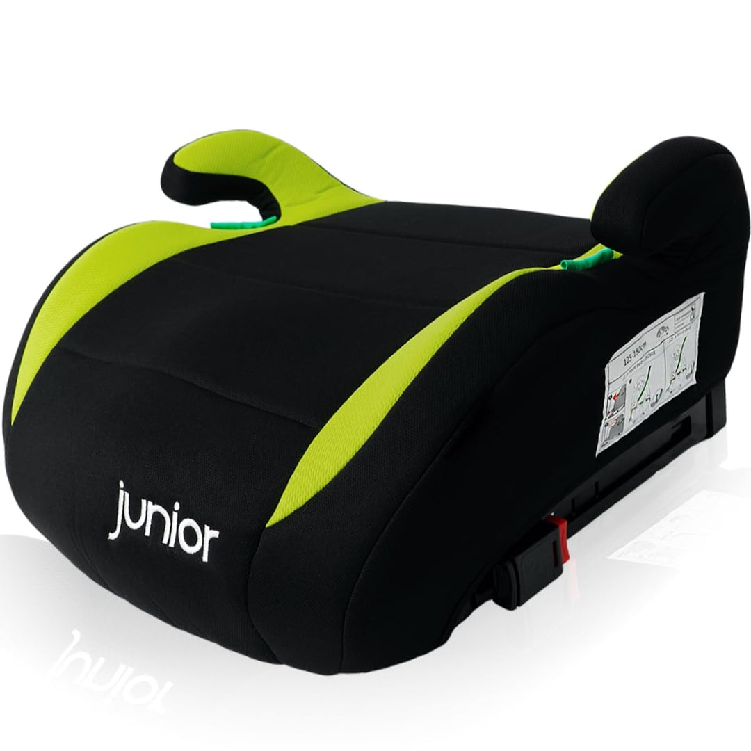 Sitzerhöhung mit ISOFIX Befestigungssystem i-Size Norm Kinder Auto Sitz 125 – 150 cm Körpergrösse EC