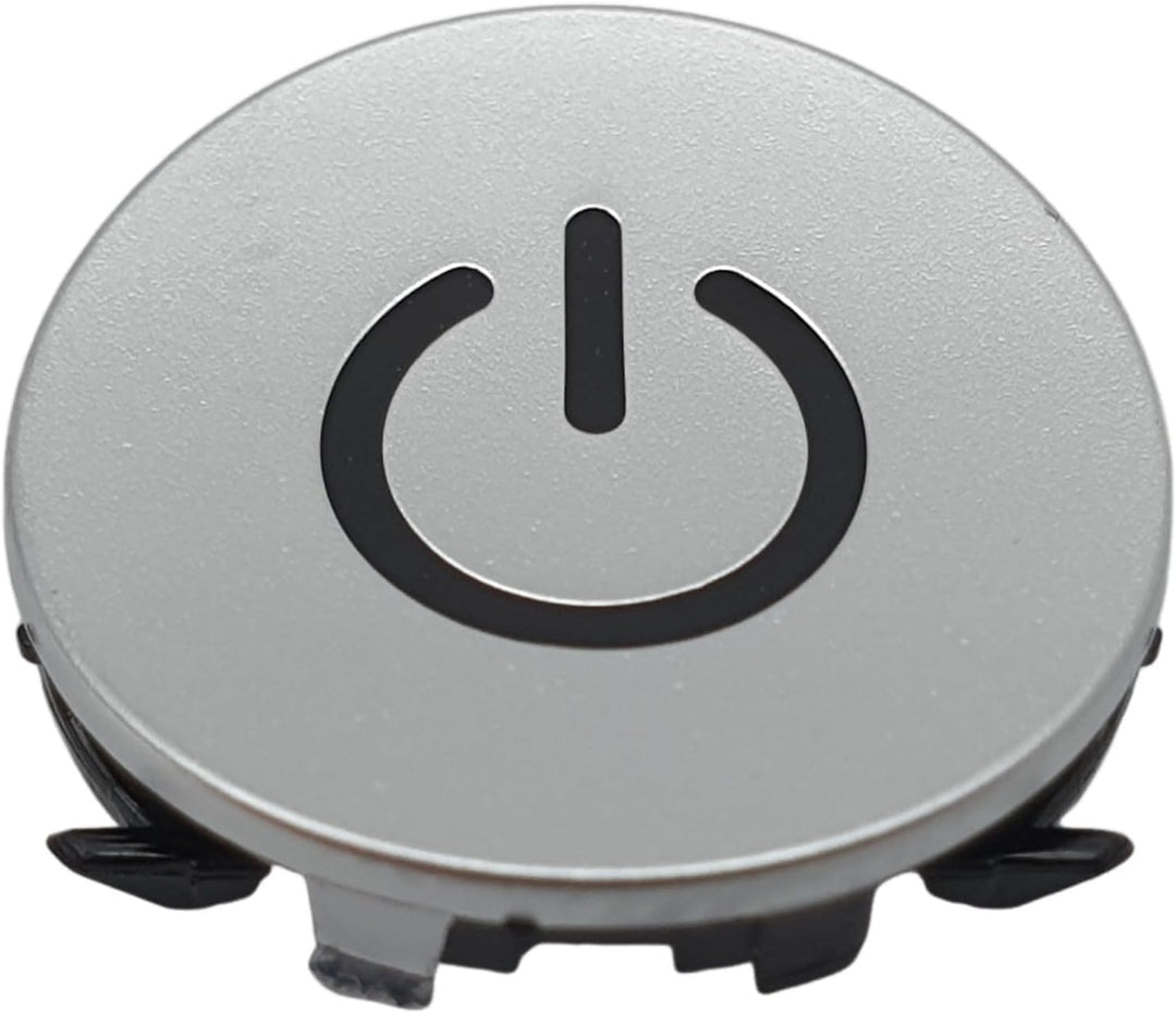 Power-Taste Ein Aus Knopf silber mit Federclip, kompatibel mit Braun Series 9 Rasierer Type 5790 579