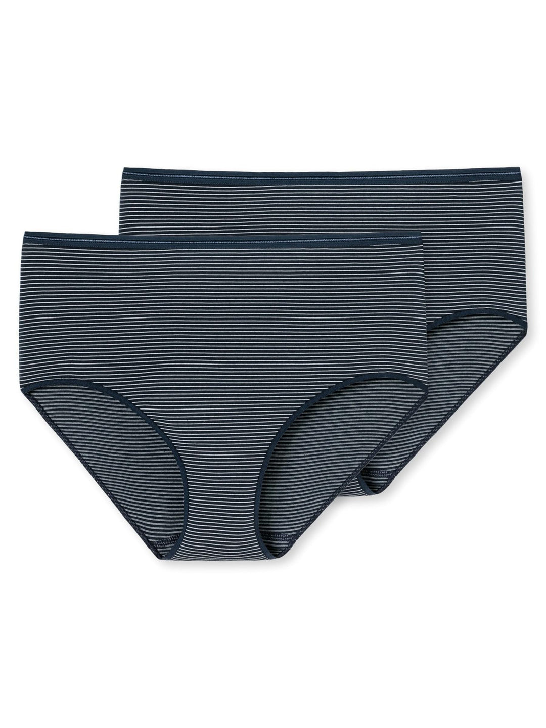 Schiesser Damen Slip Midi Midislip 2er Pack Doppelpack Poly - 162893 36 Nachtblau_162893, 36 Nachtbl