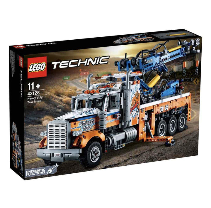 LEGO 42128 Technic Schwerlast-Abschleppwagen, Modellbauset, Technik für Kinder, Kran-Spielzeug, Gesc