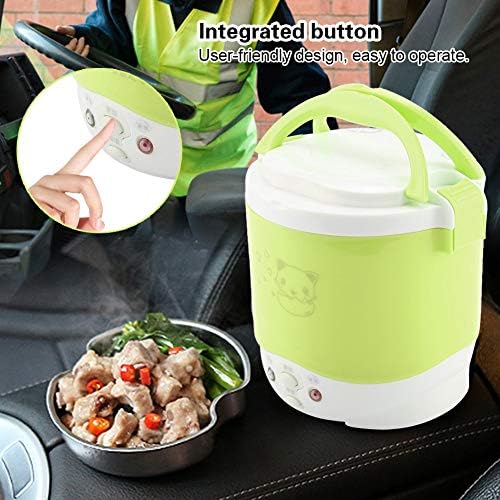 USB-Reiskocher, Tragbarer Mini-Reiskocher, Dampfgarer, 12 V, 100 W, 1 L, Antihaftbeschichtet, Elektr