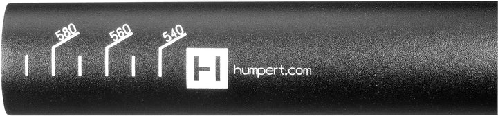ergotec Fahrradlenker Lenkerbügel AHS-Superlight 25.4 / Aluminium AL6061-T6 Schwarz, Schwarz