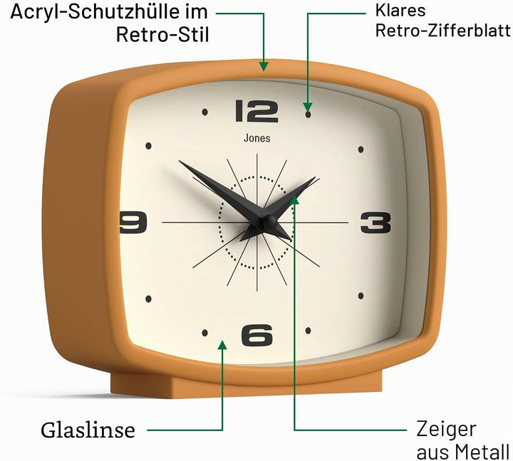 JONES CLOCKS® Schreibtischuhr &
