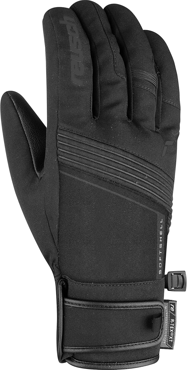 Reusch Herren Luca R-tex Warmer, wasserdichter und atmungsaktiver Winterhandschuh 9.5 Schwarz, 9.5 S