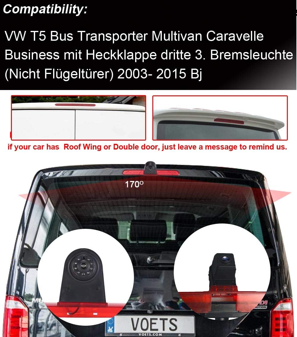 Top Mount Bremsleuchte Kamera Bremslicht Rückfahrkamera Wasserdicht Auto Einparkhilfe Rückfahrsystem
