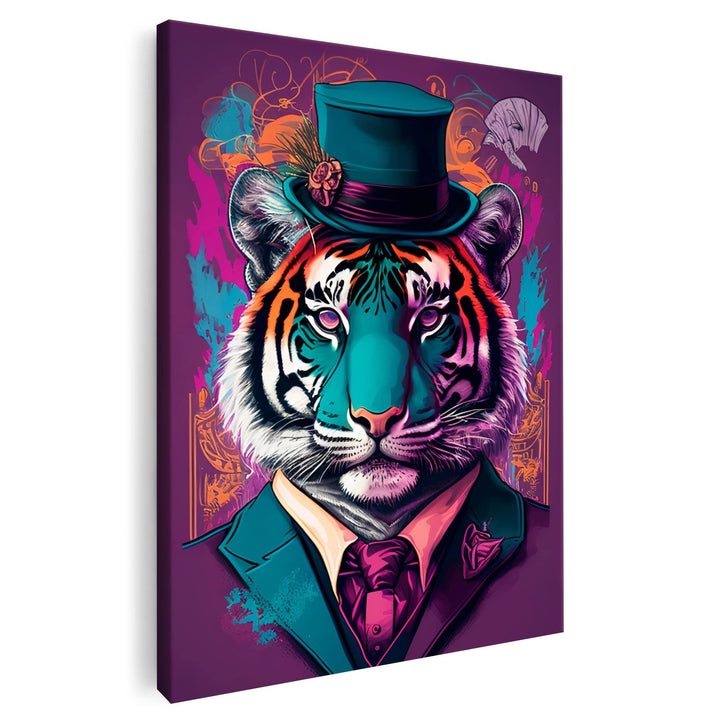 Artmazing | Mr. Tiger Bild | Bilder Tiger Modern | S-Art Bilder | Tigerbilder Modern | Poster &amp; Kuns