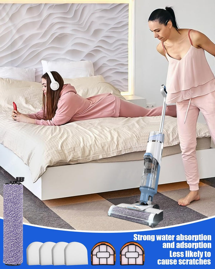 Zubehörset Bürstenwalze und Filter Zubehörset für Shark WDB1F2 für HydroVac XL 3-in-1 Staubsauger Er