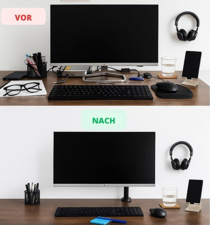 VESA Adapter kompatibel mit HP Monitor:HP22F, 22ER, 22ES, 22EB, 22EA - 23ER, 23F, 23ES, 23EB, 23EA -
