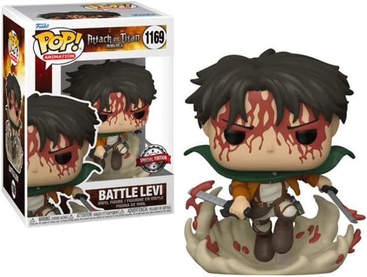 FUNKO Pop! Attack on Titan Battle Levi 1169 Special Edition