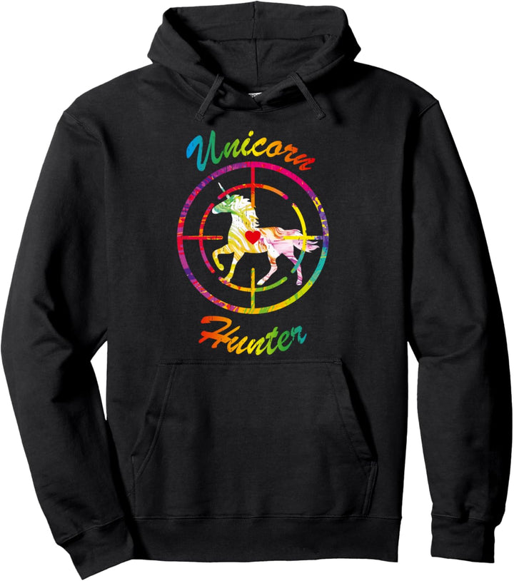 Unicorn Hunter Herren Jungen Regenbogen Pferd Humor hassen Einhörner Pullover Hoodie