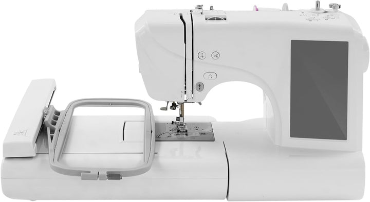 Automatische Stickmaschine, 45W computergesteuerte Nähmaschine mit 162 Integrierte Stichmuster, 0–65