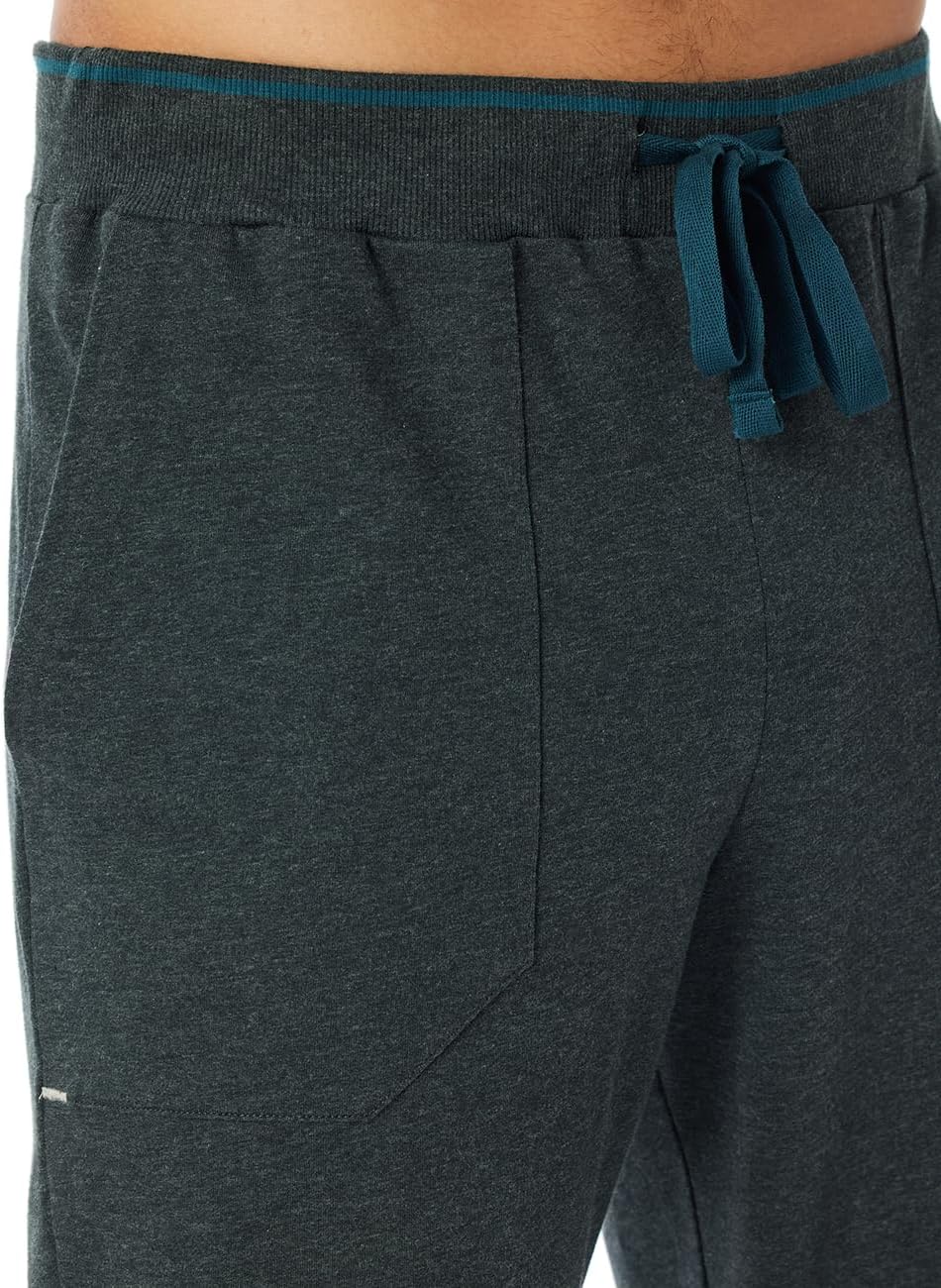 Schiesser Herren Lange Schlafhose mit Bündchen-Mix + Relax Schlafanzughose 56 Dunkelgrau-gem._181186