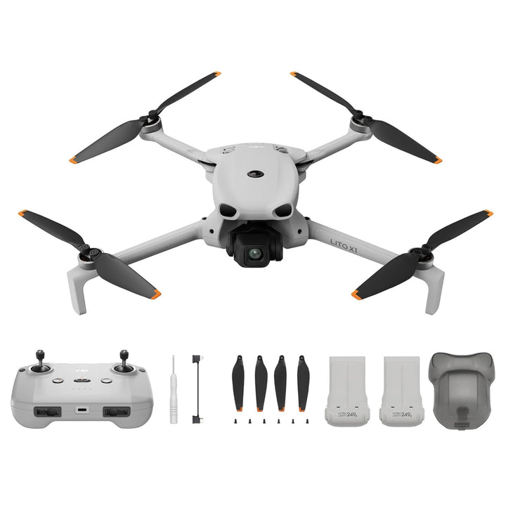 DJI Neo 2 Motion Fly More Combo, 4K Drohne Bundle mit Zubehör mit RC Motion 3 und Goggles N3, Start