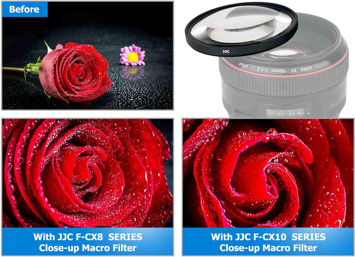 JJC 67 mm Close-up Nahlinsen Filter 4 Stück/Set 67MM, 67MM