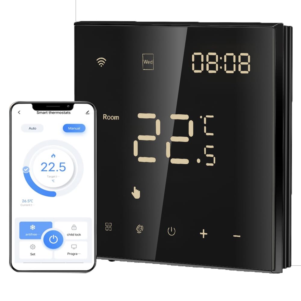 2023 Irishom WiFi Thermostat Raumthermostat Elektrische Fussbodenheizung Wchentlich Programmierbar E