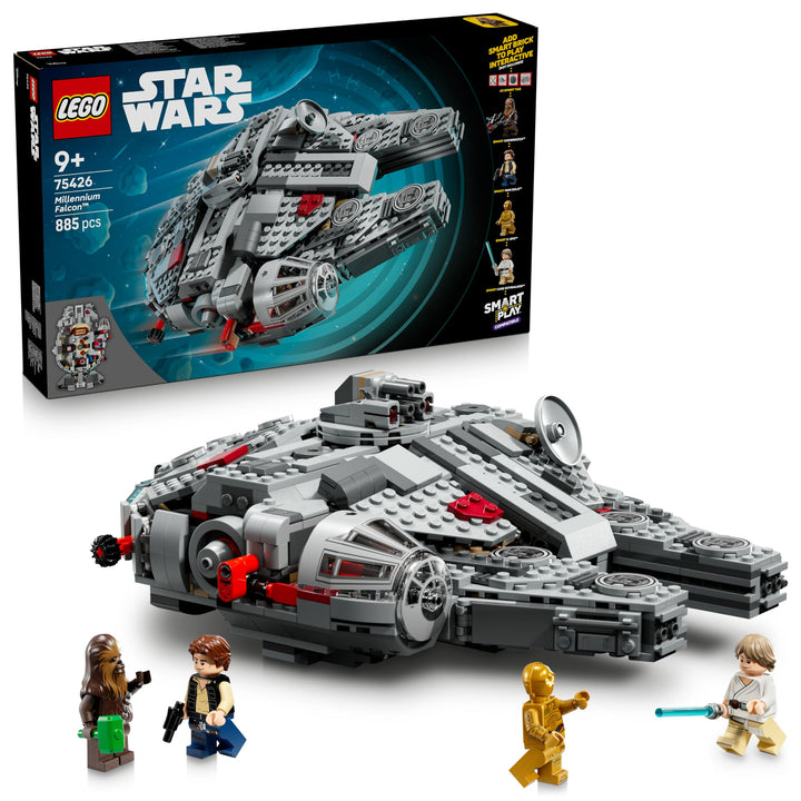 LEGO Star Wars 75426 SMART Play: Millennium Falke Modell - Kompatibles Interaktives Spielzeug inkl.