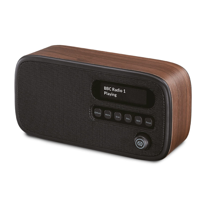 VQ Dexter Radio DAB Plus/DAB mit FM, 3 Watts Stereo Lautsprecher und LCD Bildschirm - Batteriebetrie