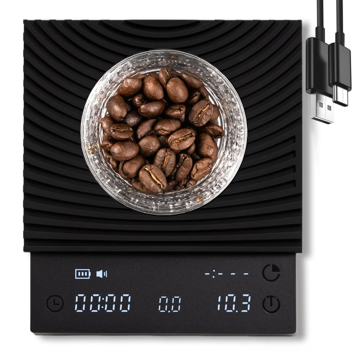 TIMEMORE Black Mirror Basic 3 Kaffeewaage Für Pour-Over &amp; Espresso, Mit Timer, 2kg/0,1g Hochpräzise