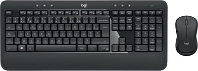 Logitech MK540 Advanced Kabellose Tastatur und Maus Combo für Windows, Belgisches AZERTY-Layout - Sc