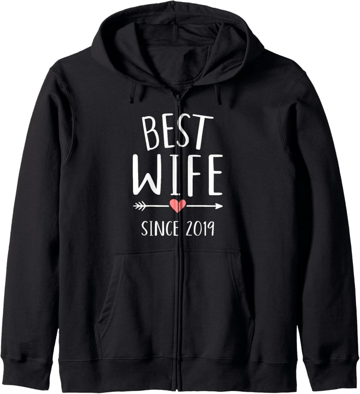 Beste Ehefrau seit 2019 3. Hochzeitstag Kapuzenjacke