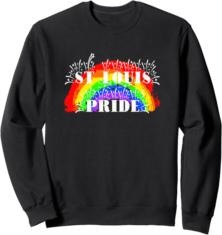 St. Louis Pride Rainbow for Gay Pride Sweatshirt
