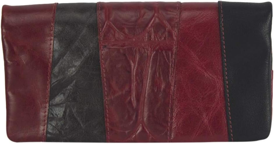 Sunsa Geldbörse. Leder Geldbeutel. Grosser Portemonnaie mit RFID Schutz. Damen Brieftasche mit viele