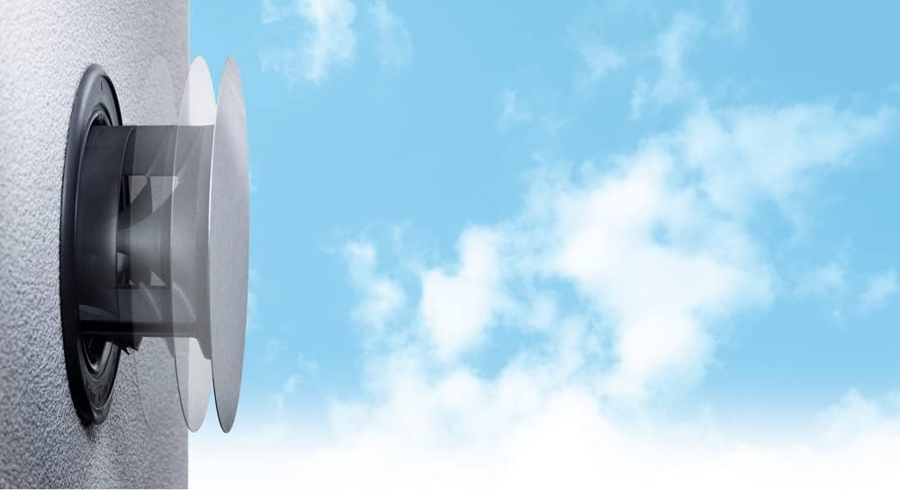 Naber Flow Star 125 Mauerkasten, weiss/Edelstahl