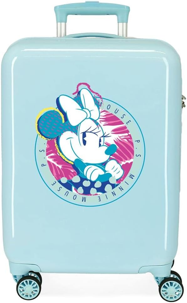 Disney Mickey That´S Easy Kabinentasche, grün, 38 x 55 x 20 cm, starr, ABS, seitlicher Zahlenkombina