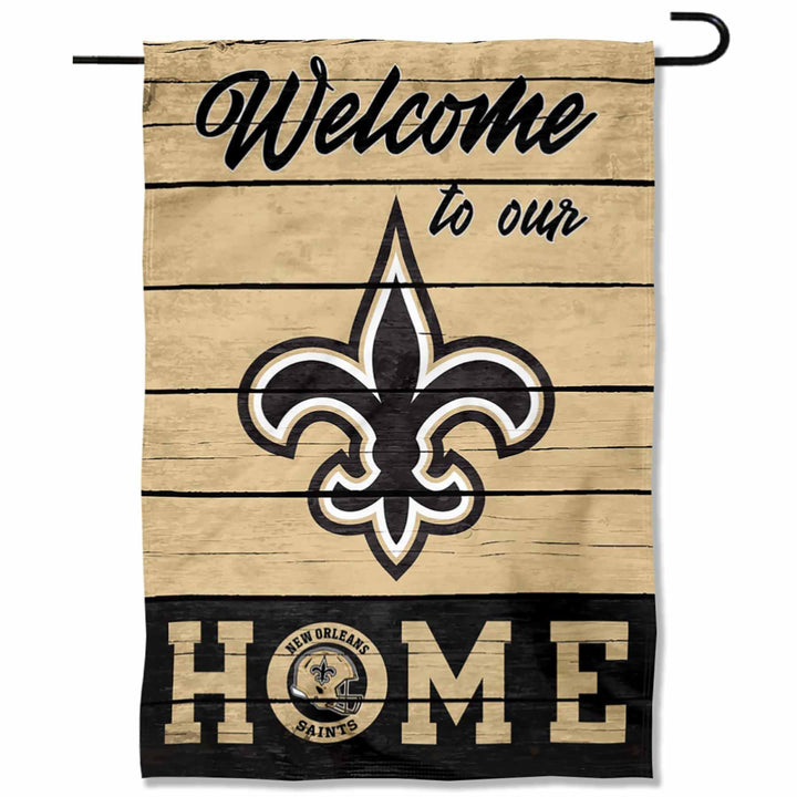 WinCraft New Orleans Saints Welcome Home Decorative Garden Flag Double Sided Banner