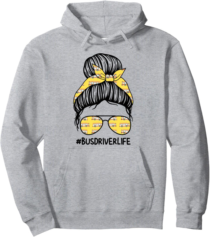 #busDriverLife Unordentlicher Brötchen Busdriver Pullover Hoodie