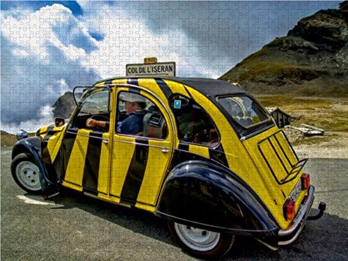 CALVENDO Puzzle Citroën 2CV - die Ente 1000 Teile Lege-Grösse 64 x 48 cm Foto-Puzzle Bild von Peter