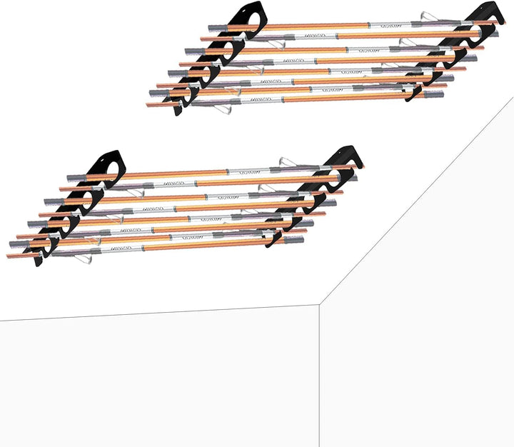 Angelrutenhalter aus Acryl, Wandhalterung, Angelrute/Rutenaufbewahrung Organizer für Garage, Boot, K