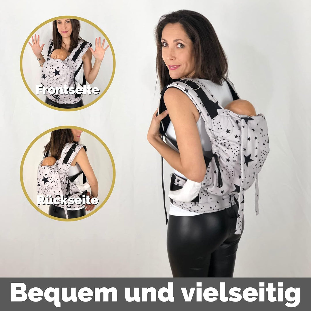 Amarsupiel - Babytrage Ergonomisch Von 4 bis 6 Monaten bis 3 oder 4 Jahre - Bequem und Einfach Anzup