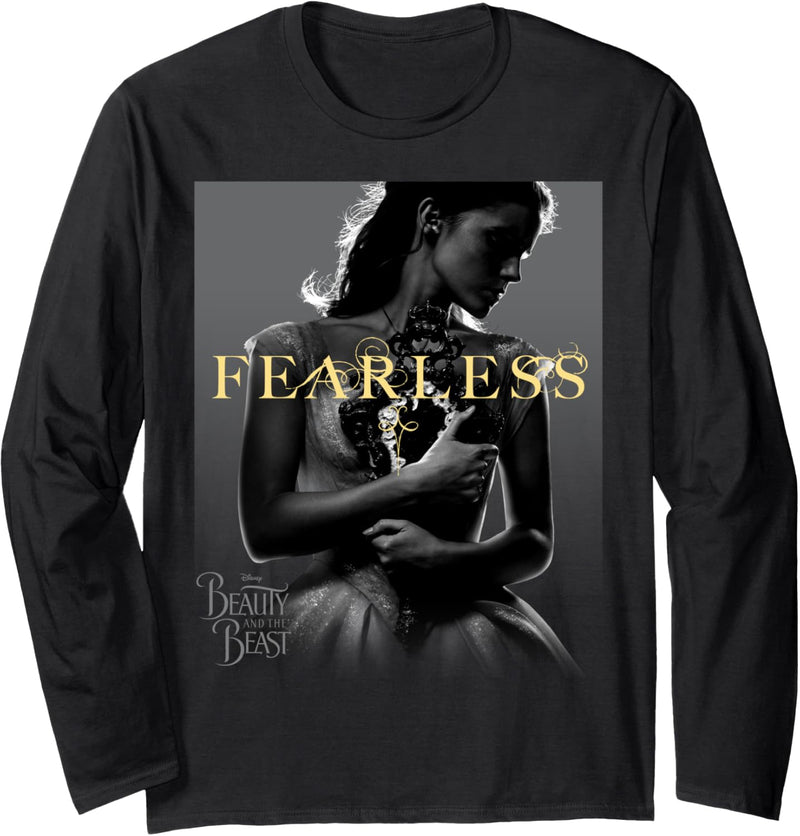 Disney Beauty And The Beast Belle Fearless Poster Langarmshirt