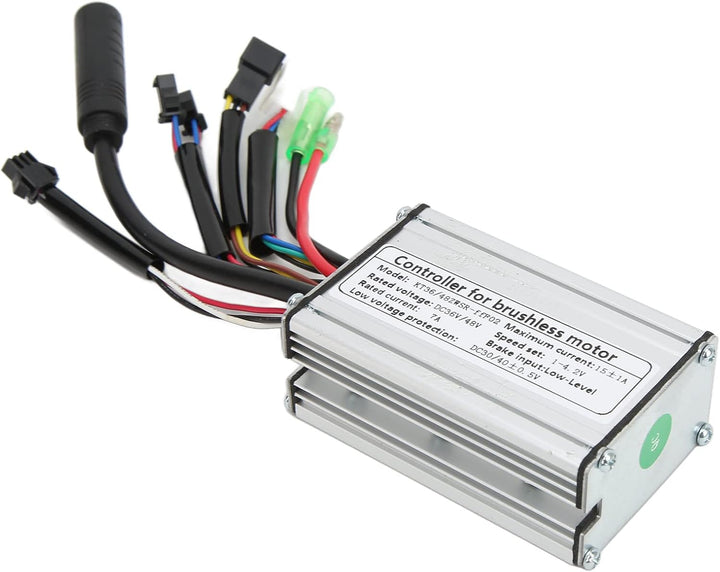 BuyWeek Elektrofahrrad Brushless Motor Controller Kit, 36V 48V 15A Rechteckwellen Controller LED880