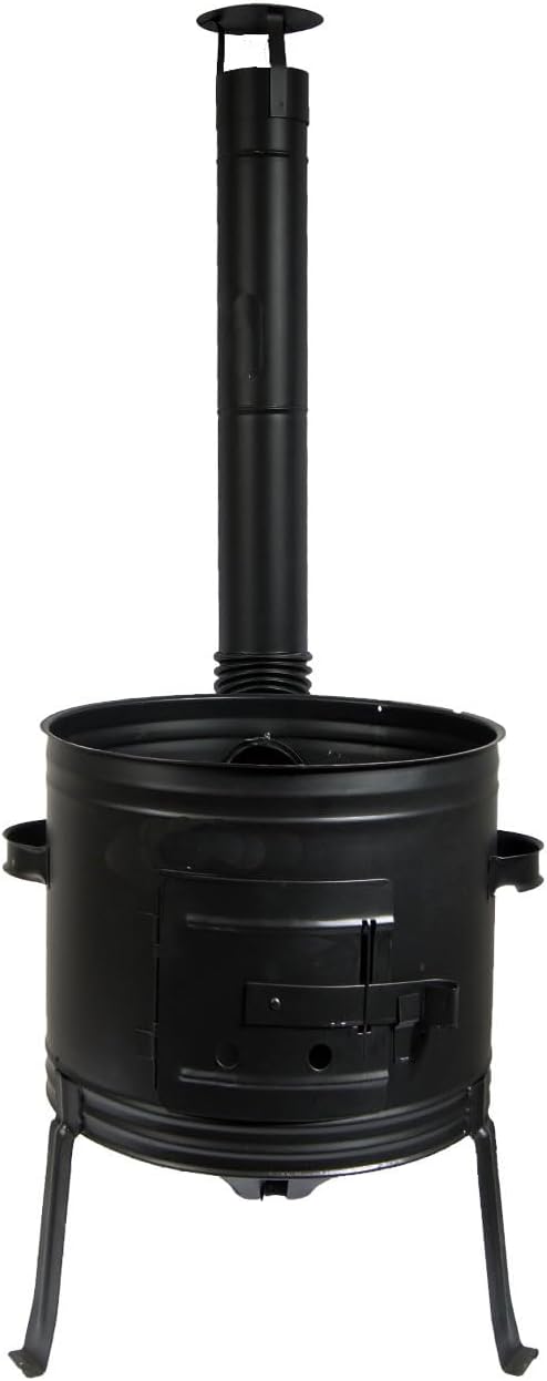 troph-e-shop Ofen 42 für Gulaschkessel Holzofen Gulaschkanone Terrassenofen für Topf bis 35 Liter