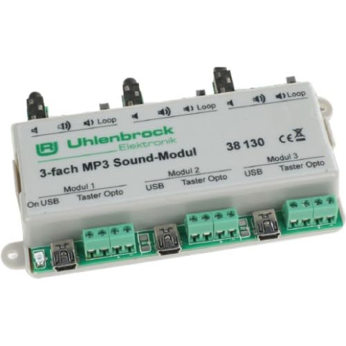 Uhlenbrock - 3-Fach Mp3 Sound Modul (11/20) * - UH38130