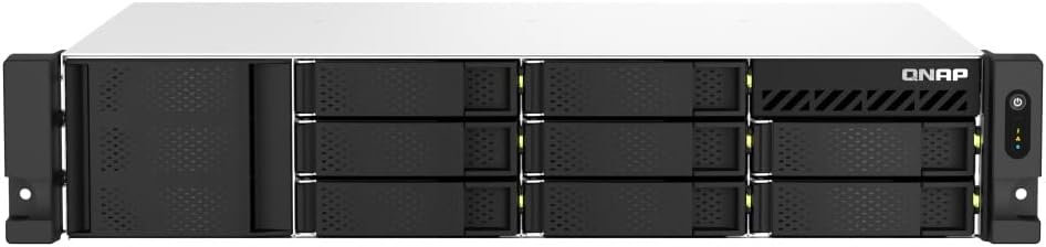 TS-864eU-8G | 8-Bay, Intel Celeron Quad-Core, 1x PCIe Gen3, 2.5 Gigabit, 2U Rackmount NAS