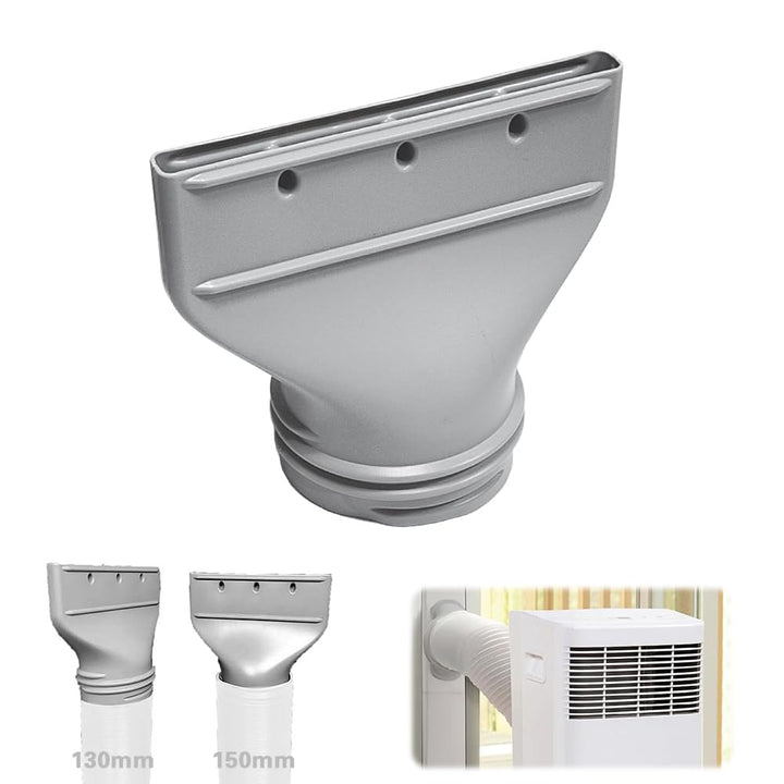 Klimaanlage Abluftschlauch Adapter Flach, Abluftschlauch Klimagerät Adapter 130mm/150mm für Fenster,