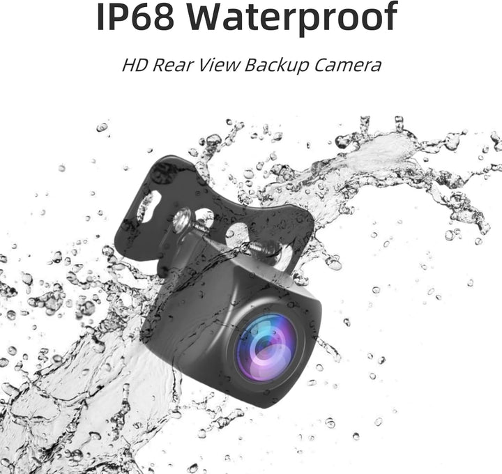 Epronic 4 Pin Rückfahrkamera AHD Autokamera Wasserdicht wasserdichte Rückfahrkamera 149° Blickwinkel