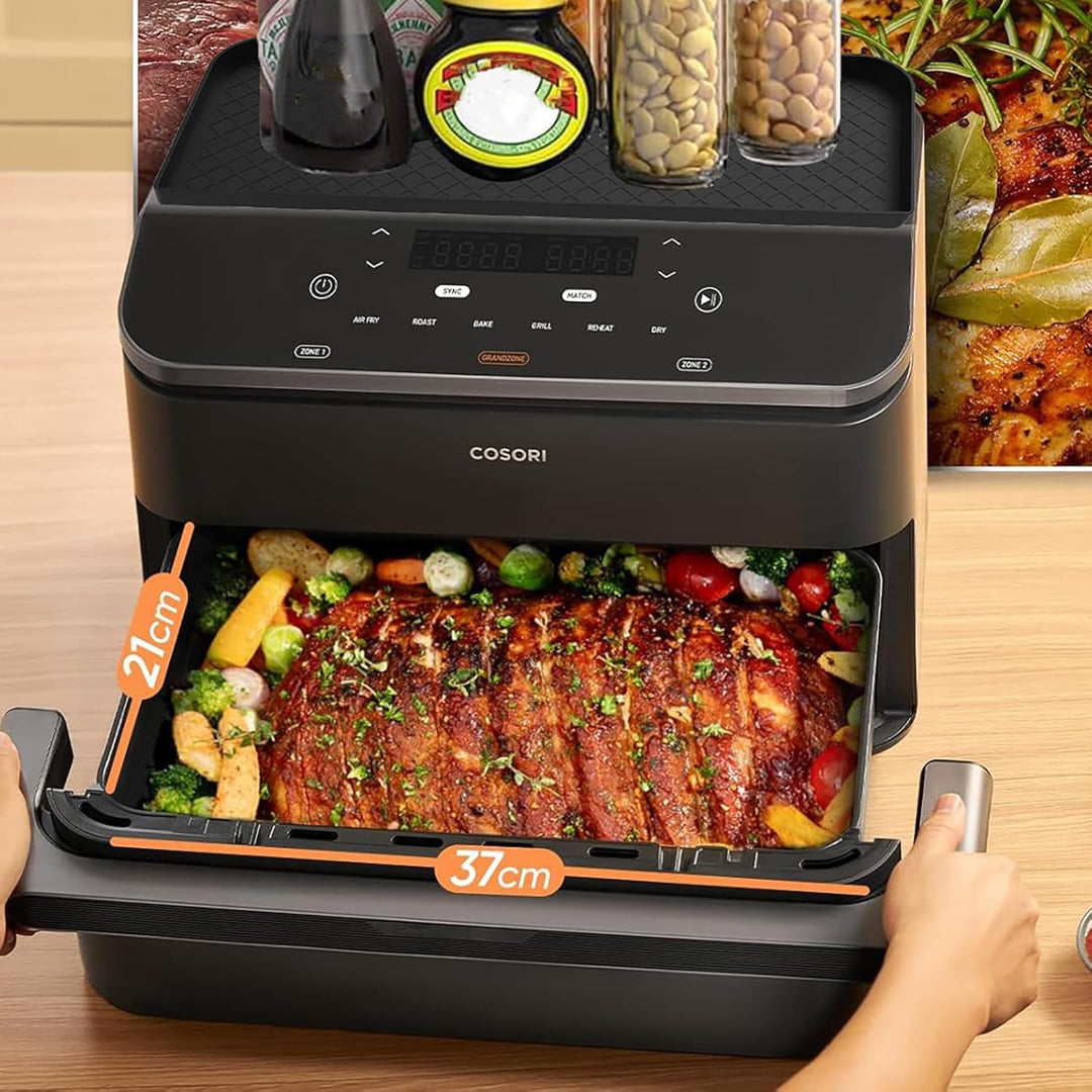 Cosori Heissluftfritteuse Zubehör Cosori Airfryer 8.5L/10L Dual Blaze Twinfry Aufbewahrungsregal aus