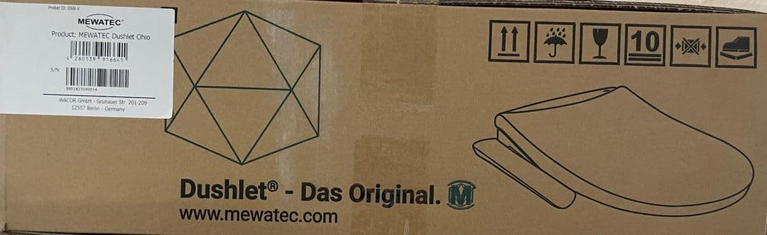 MEWATEC Ohio O500 Bidet Sitz | Smart Toilette | mit dem stärkstem Wasserdruck aller Zeiten | extrem