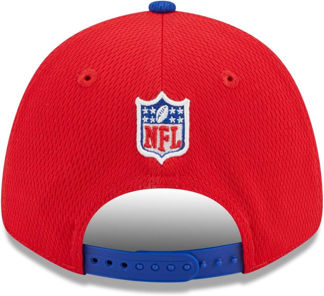 New Era NFL Sideline 9Forty Cap verstellbar Snapback Kappe American Football 2023/2024 #7-Bills-Red-
