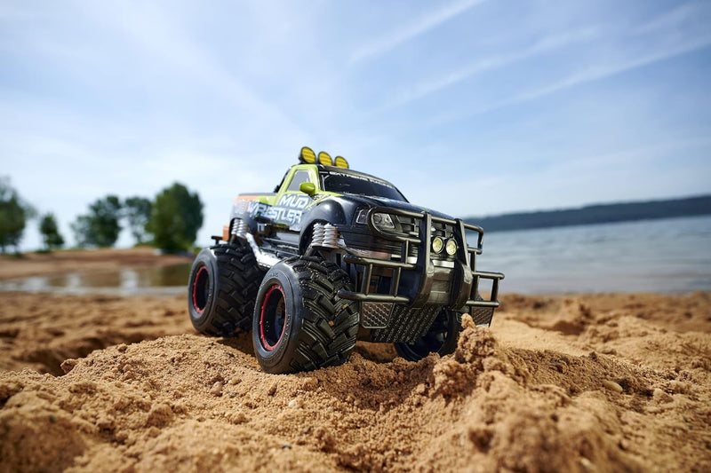 Dickie Toys RC Ford F150 Mud Wrestler, ferngesteuertes Auto für drinnen und draussen & – RC Tumbling