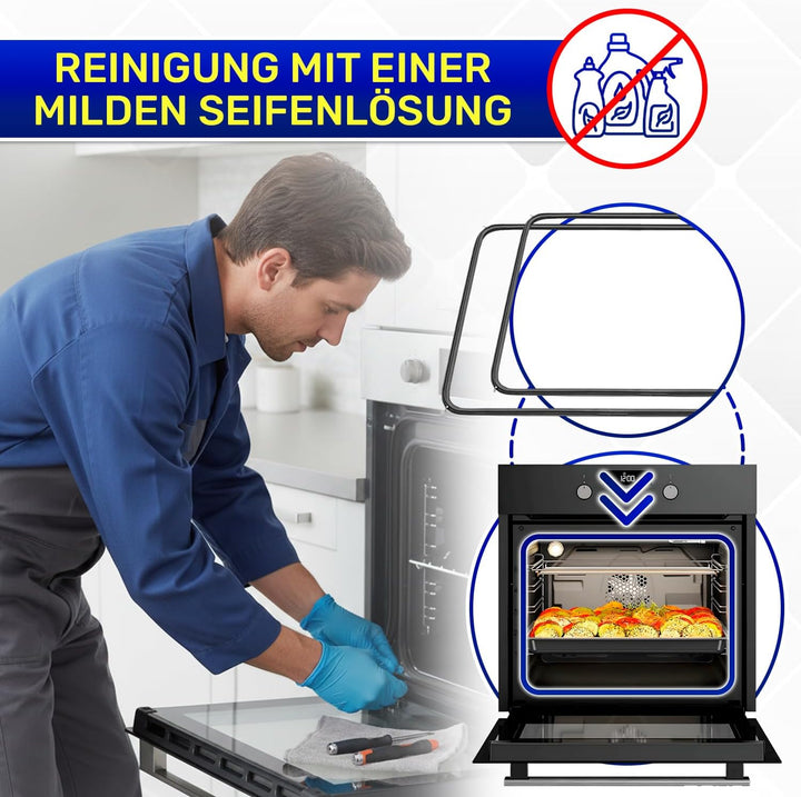 2 Stück Backofen Dichtung 450x340 mm mit dem Originalcode 00754066 754066 00658558 für Bosch für Sie